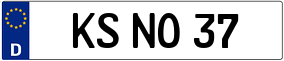 Truck License Plate